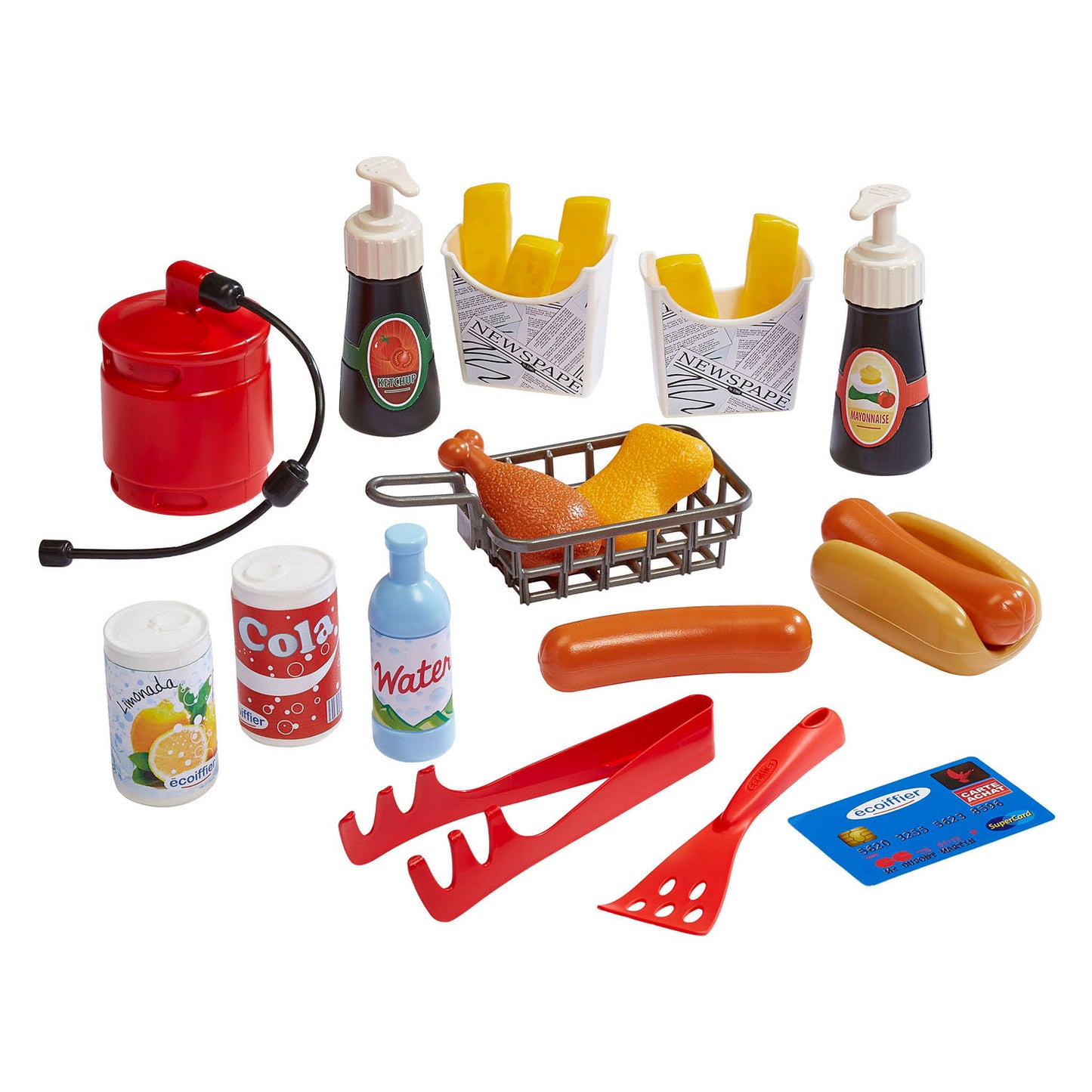 Ecoiffier 100% chef street food kraam - 25dlg.