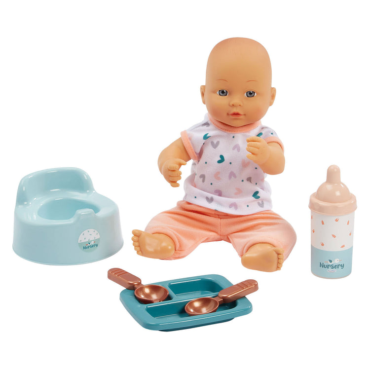 Ecoiffier nursery 3in1 babykamer met babypop- 8dlg.