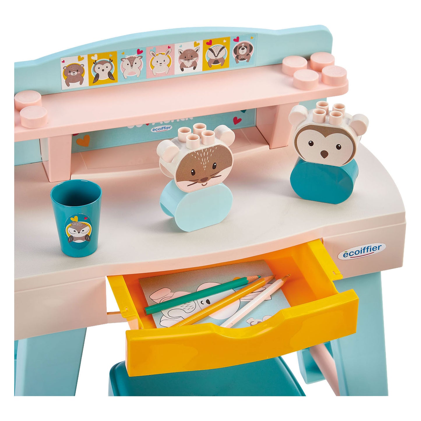 Ecoiffier bb abrick mijn eerste bureau - 8dlg.