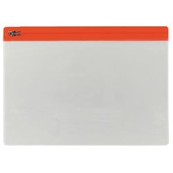 Handige hoesjes od pvc 18x27cm a5 rood zipsluiting