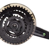 crankstel 48 38 28t 8sp zwart