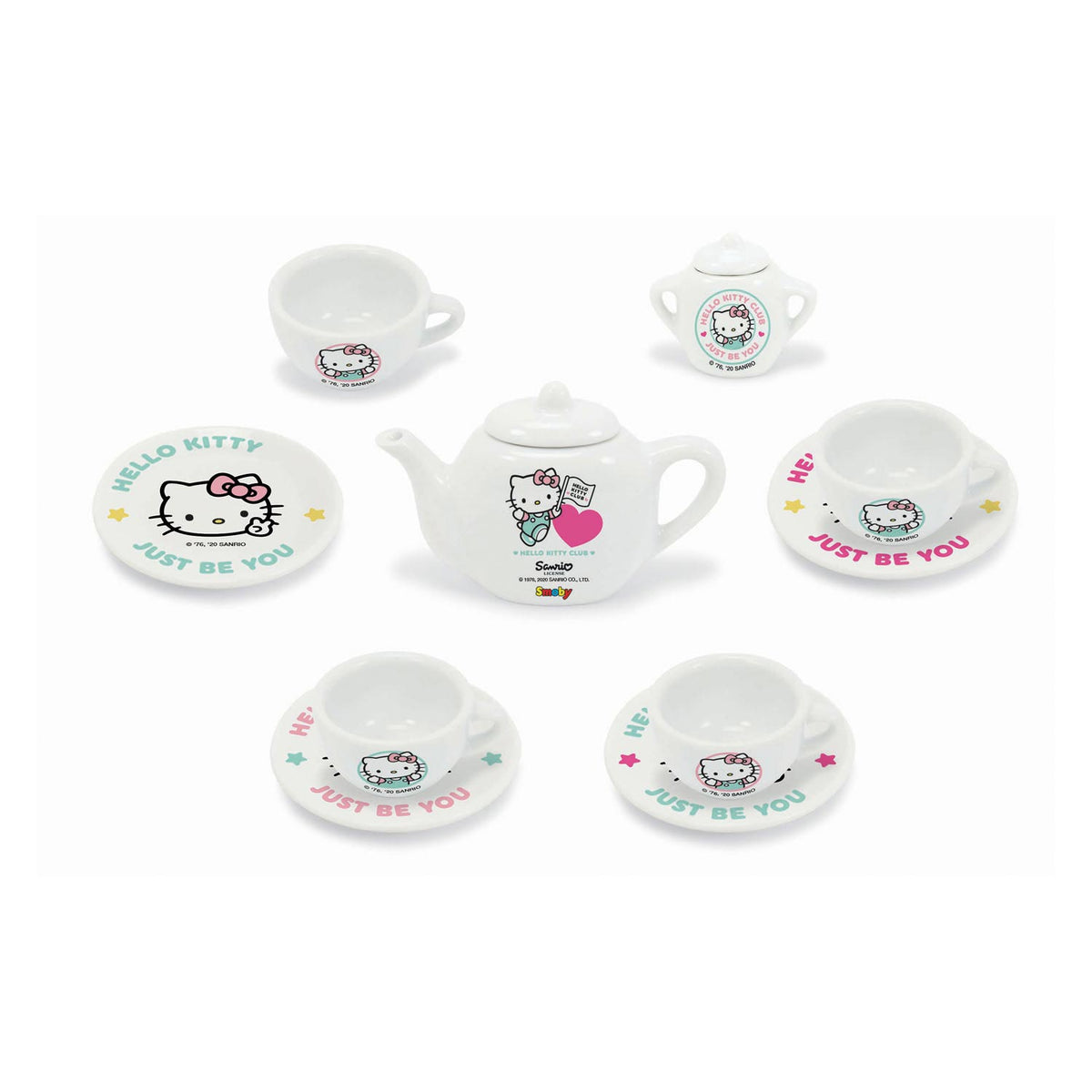 Smoby Hello Kitty Porseleinen Theeset 12dlg.