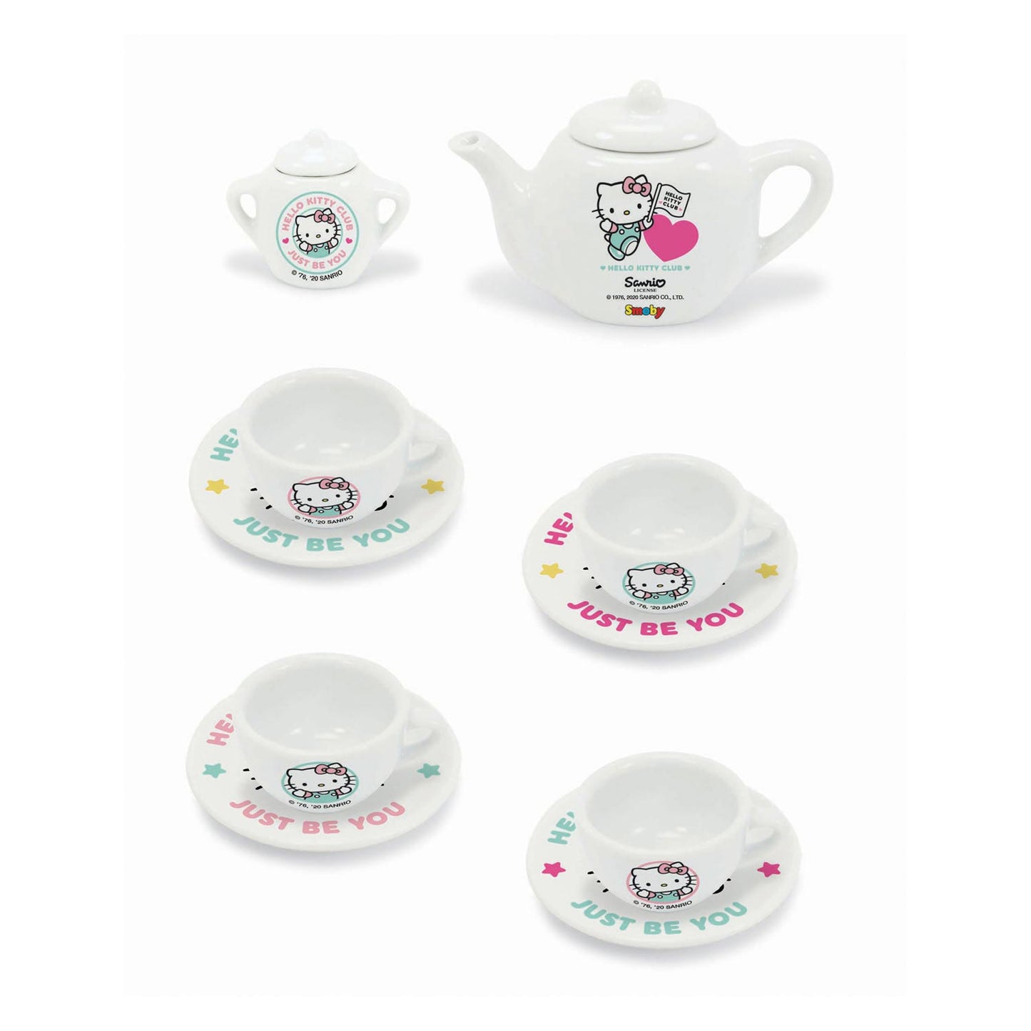 Smoby Hello Kitty Porseleinen Theeset 12dlg.