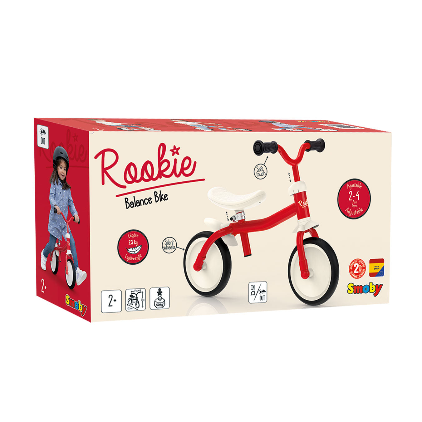 Smoby Rookie Balance Bike Loopfiets