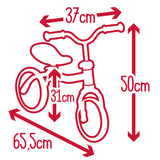 Smoby Rookie Balance Bike Loopfiets - afbeelding 5