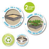 Smoby square garden zandbak - afbeelding 3