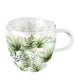 Ambiente dubbelwandig glas jungle leaves white
