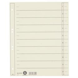 Tabbladen leitz geel chamois kraft karton a4 100 stuks