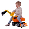 Cavallino mega graafmachine loopauto oranje, 79cm