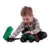 Cavallino tractor met kiepwagen aanhangwagen groen, schaal 1:32