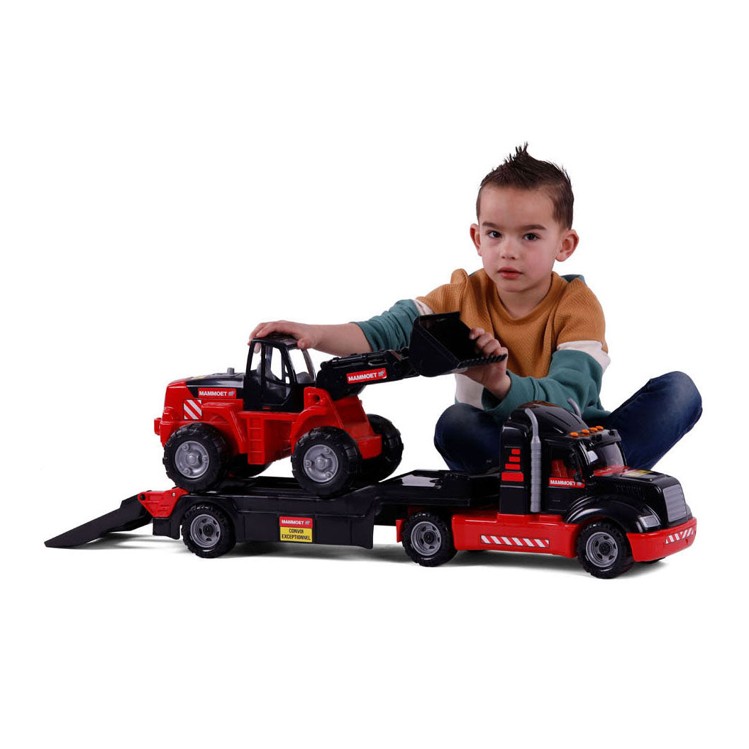 Cavallino mammoet torpedo vrachtwagen met bulldozer, schaal 1:16