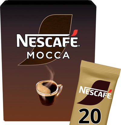 Nescafé mocca oploskoffie - 6 doosjes x 20 zakjes