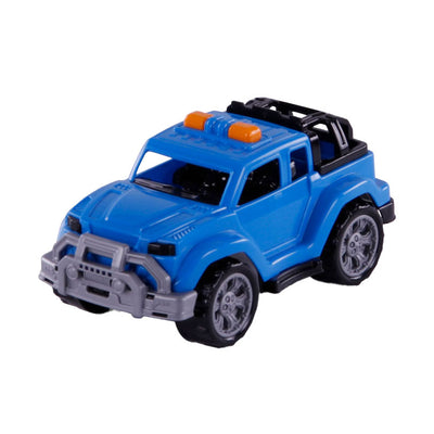 Cavallino trendy jeep blauw, 22cm
