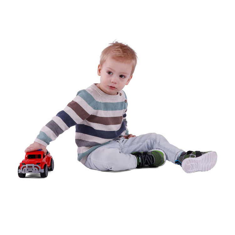 Cavallino trendy jeep rood, 22cm