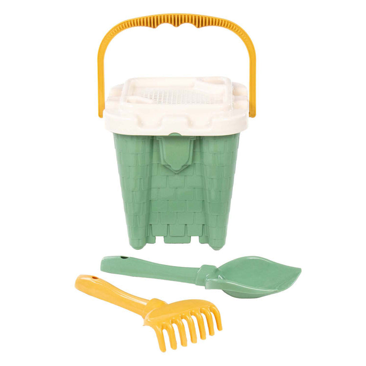 Cavallino kasteel groen emmerset, 4dlg.