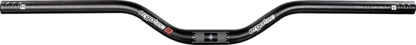 Ergotec handlebar riser bar 30 25.4 width: 660mm rise: 30mm
