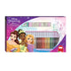 Multiprint disney princess kleurset met stempels, 41dlg.