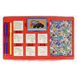 Multiprint hot wheels kleurset met stempels, 41dlg. - afbeelding 2