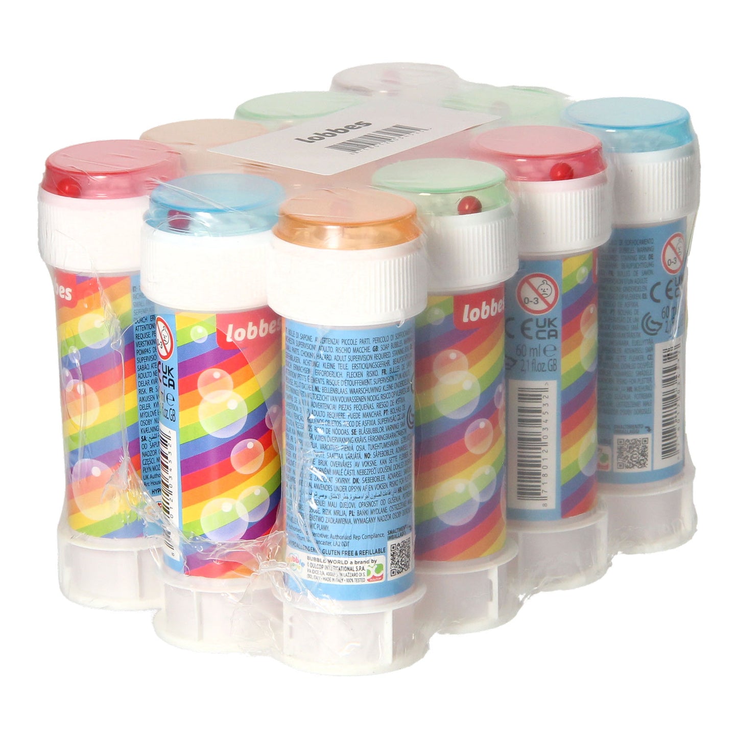 Lobbes Bellenblaas Lobbes, 12x60ml.