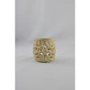Mansion atmosphere waxinelichthouder beige 8x8x7cm