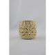 Mansion atmosphere hã©rault votive waxinelichthouder beige 8x8x7cm