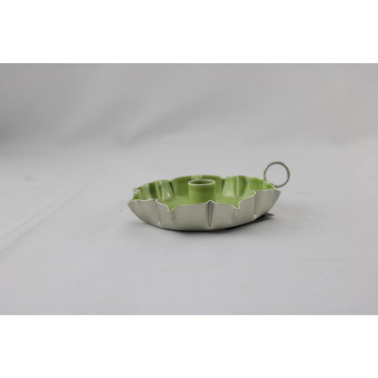 Mansion atmosphere kandelaar groen 14x13x4cm