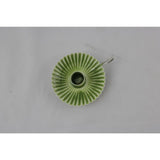 Mansion atmosphere moselle kandelaar groen 11x9x3cm - afbeelding 1