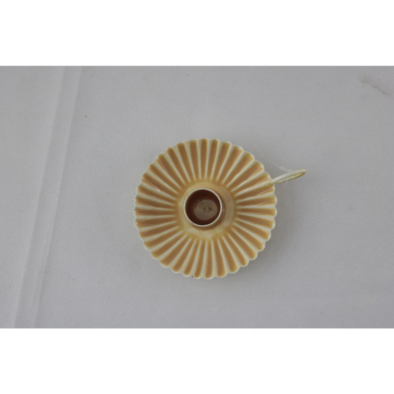 Mansion atmosphere kandelaar beige 11x9x3cm