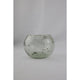 Mansion atmosphere vaas bol bubbel glas 14x14x10cm