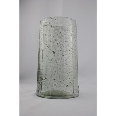 Mansion atmosphere vaas bubbel glas 16x16x27cm