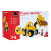 Big power worker wiellader + figuur - zandbak - speelgoedvoertuig