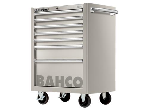 Bahco gereedschapswagen 7 laden rvs
