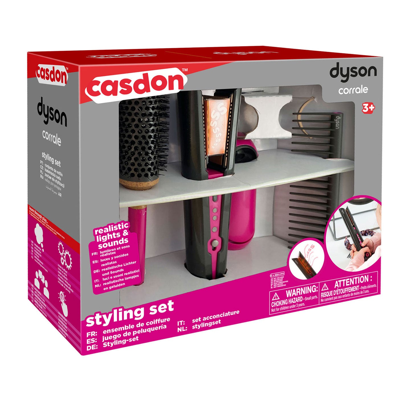 Casdon dyson corrale speelgoed styling set