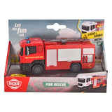 Dickie brandweerwagen metaal - afbeelding 3
