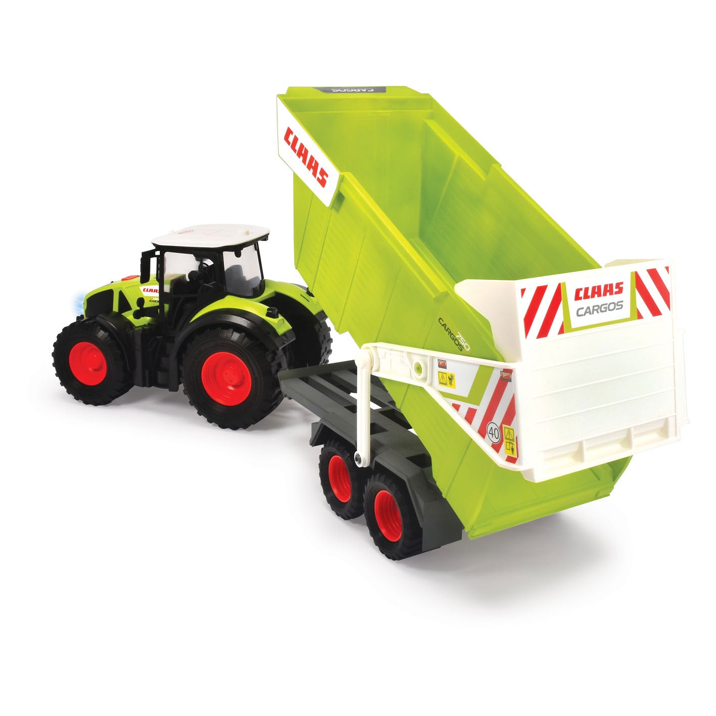 Dickie claas tractor met kieptrailer