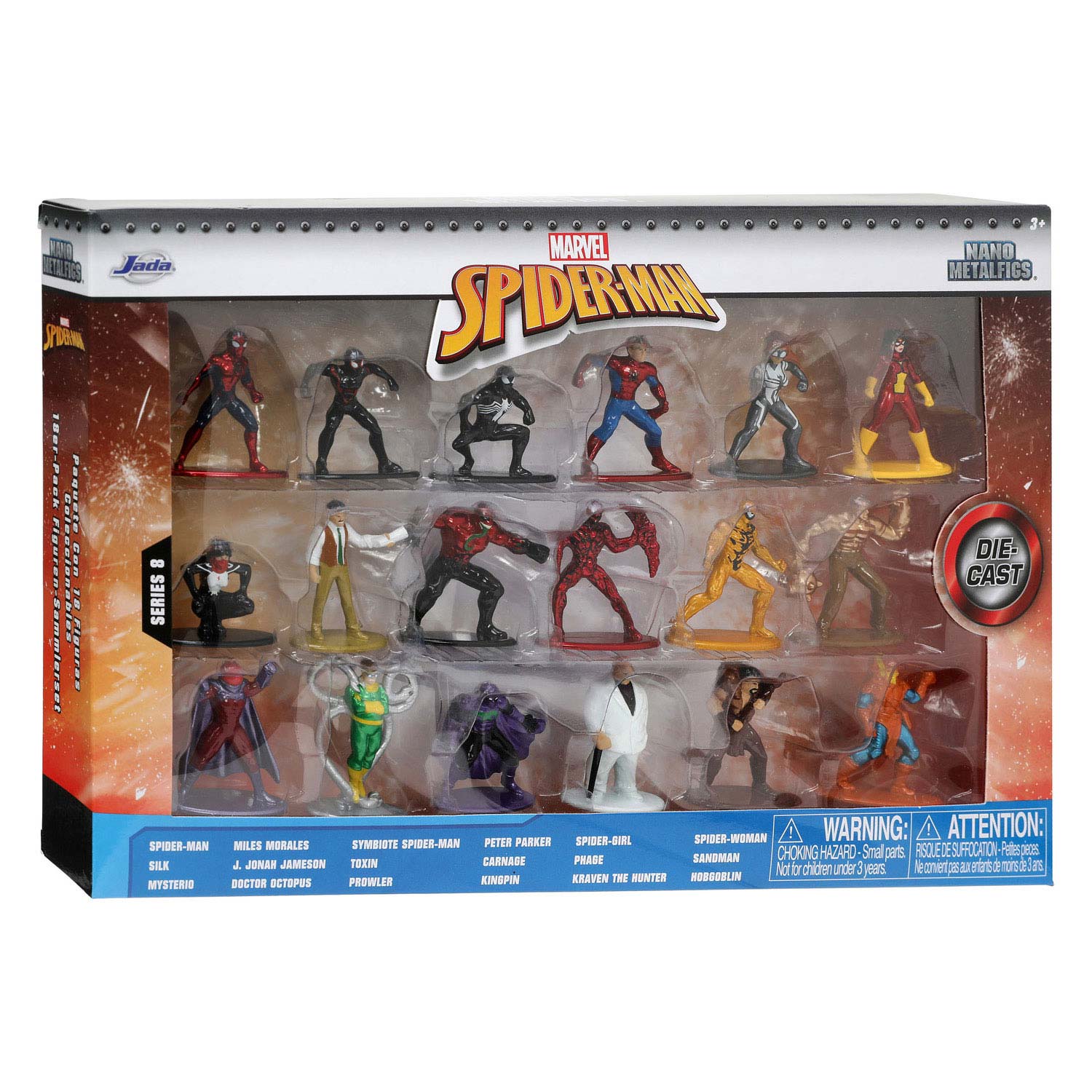 Jada toys jada die-cast marvel multi pack nano actiefiguren - wave 8