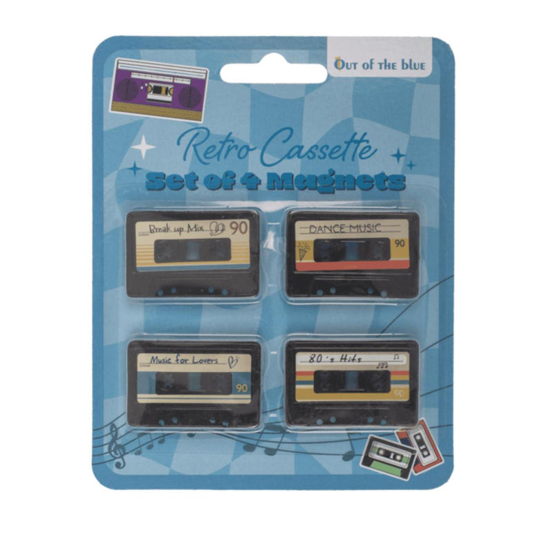 Ootb koelkastmagneten cassette set van 4st.