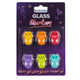 Ootb glas markers siliconen 6 stuks op kaart 1,4x1cm