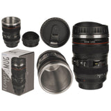 Ootb reisbeker camera lens rvs 15cm - afbeelding 2