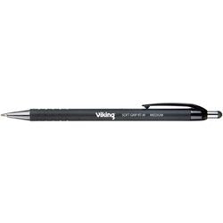 Balpen foray soft grip rt-m zwart