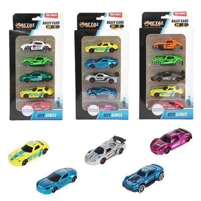 Toi-toys toi toys metal set a 5 rally auto's