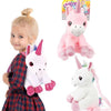 Toi-toys eenhoorn knuffel rugzak 30 cm