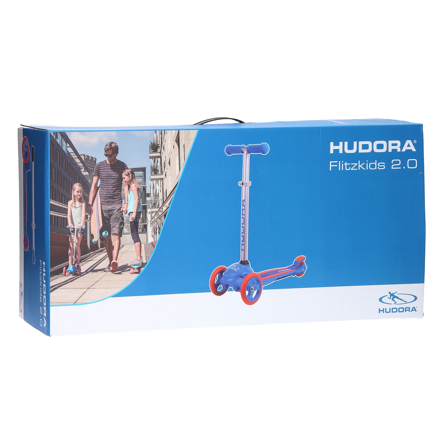 Hudora flitzkids step blauw