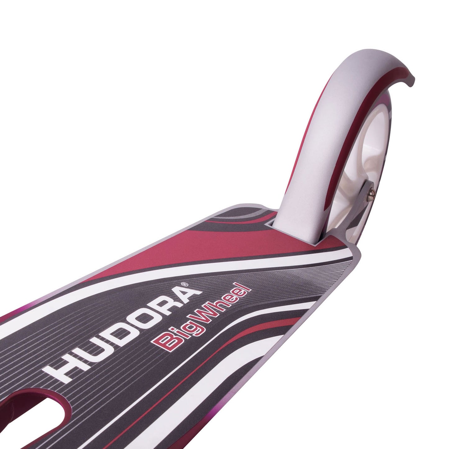 Hudora scooter big wheel rx205 step - magenta zilver