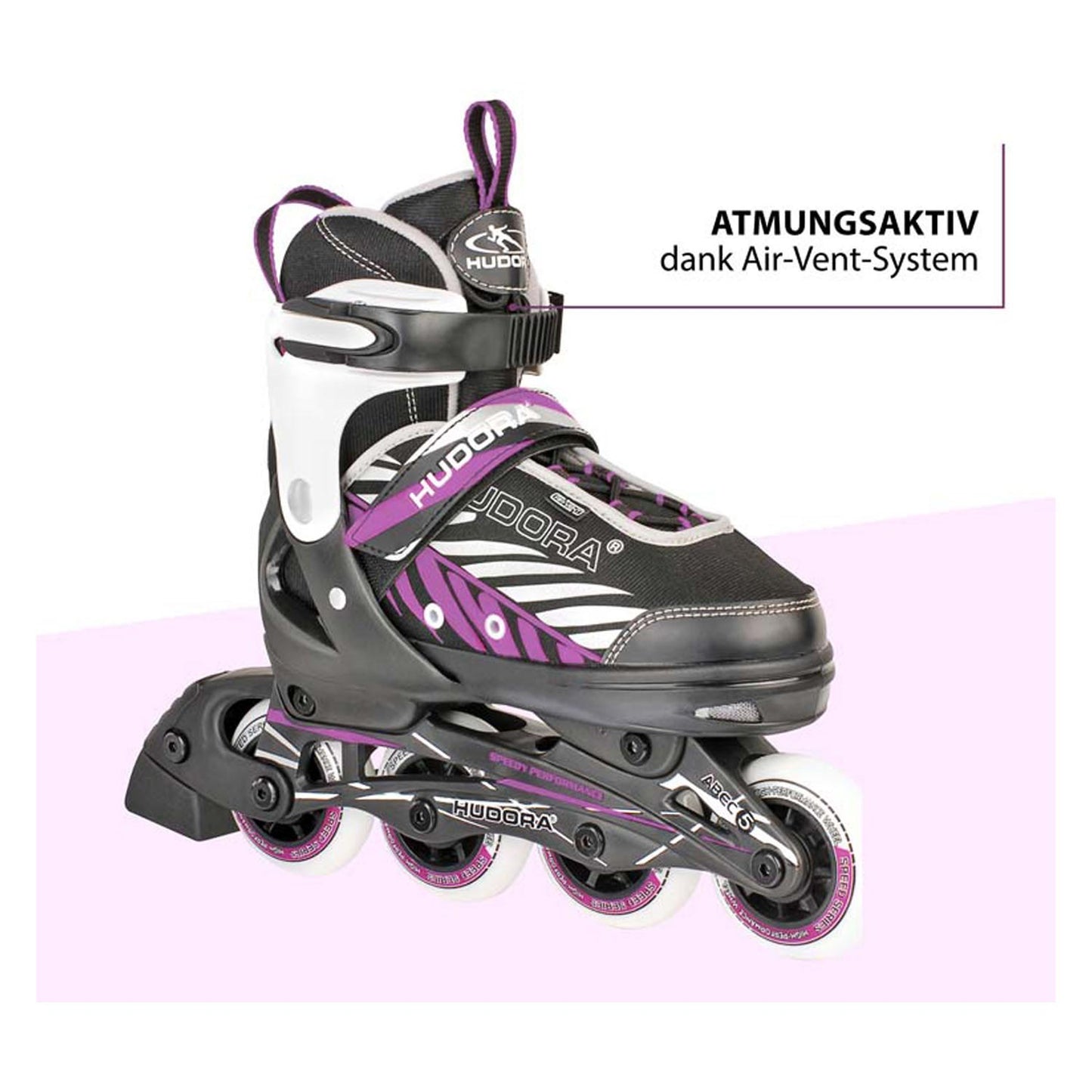 Hudora kinder skeelers mia paars, mt 29-32