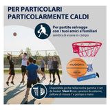 Hudora basketbalring metaal met netje - afbeelding 2