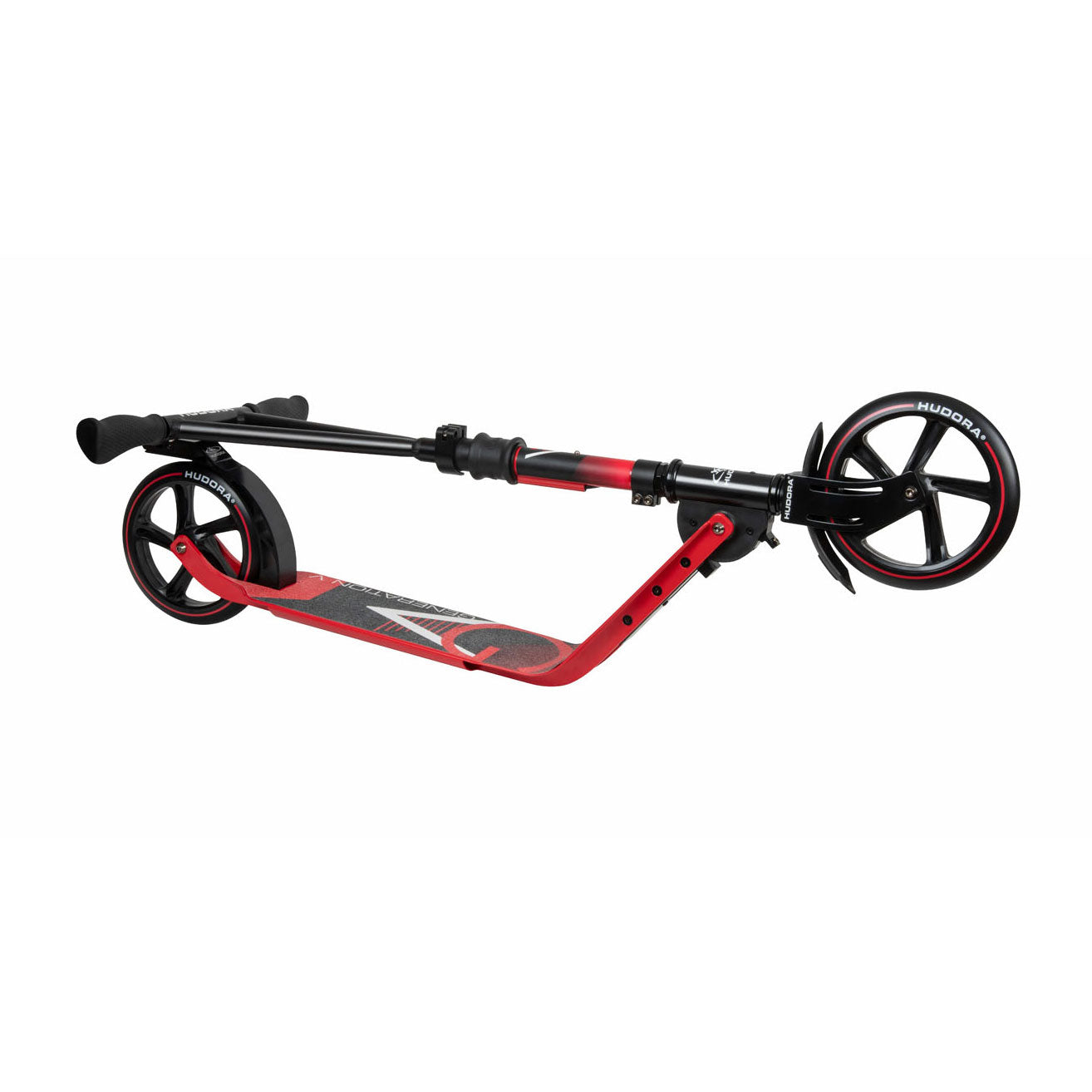 Hudora BigWheel 205 met V-vormig Stuur Rood