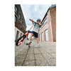 Hudora skaterhelm allround grafiet, maat l (58-61cm)