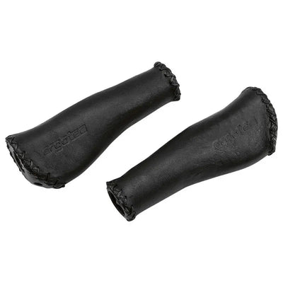 Ergotec Handvatten Monaco Leer Lang Lang Zwart