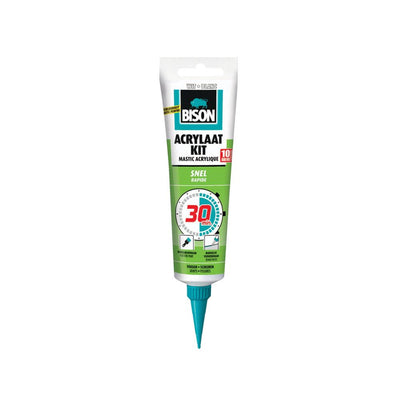 Bison acrylaatkit 30 minuten wit 150ml